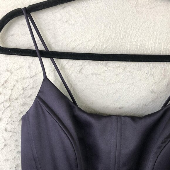 Scott McClintock Dress Womens 10 Formal Gown Spaghetti Strap Lace Up Back USA - Picture 15 of 16